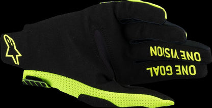 ALPINESTARS(MX) GLOVE MX RADAR PRO YL FLUO L 3560325-55-L