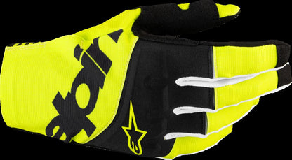 ALPINESTARS(MX) GLOVE MX TECHSTAR BK/YW XL 3560125-155-XL