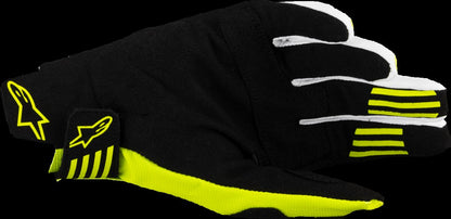ALPINESTARS(MX) GLOVE MX TECHSTAR BK/YW XL 3560125-155-XL