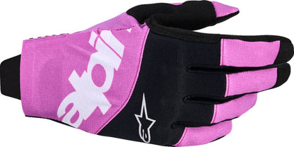 ALPINESTARS(MX) GLOVES MX TSTAR BLK/LT GRY/PURPLE M 3560125-1568-M