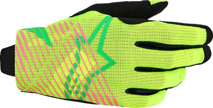 ALPINESTARS(MX) GLOVES MX RADAR PRO GRN/YL FL/PNK FL 2X 3560325-6025-2X