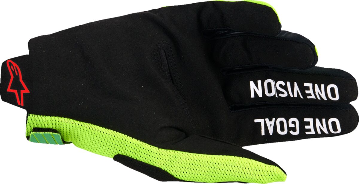 ALPINESTARS(MX) GLOVES MX RADAR PRO GRN/YL FL/PNK FL 2X 3560325-6025-2X