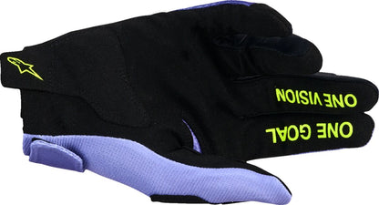 ALPINESTARS(MX) Radar MX Gloves - Purple/Fluo Yellow - Large 3561824-3175-L