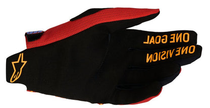 ALPINESTARS(MX) GLOVES RADAR PRO RED/BLK M 3560325-3131-M