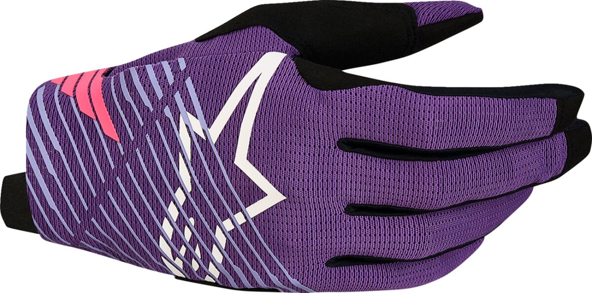 ALPINESTARS(MX) GLOVES RADAR PRO PUR/BLK S 3560325-3223-S
