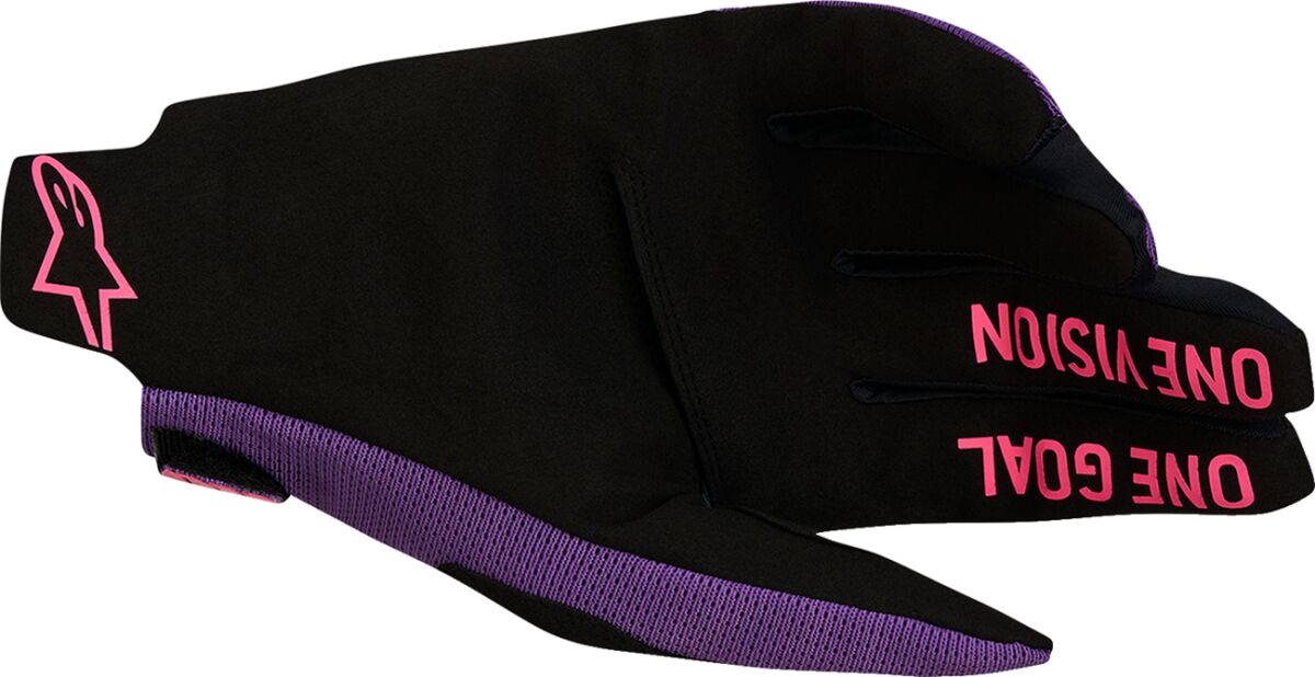 ALPINESTARS(MX) GLOVES RADAR PRO PUR/BLK S 3560325-3223-S