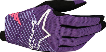 ALPINESTARS(MX) GLOVES RADAR PRO PUR/BLK 2X 3560325-3223-2X