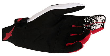 ALPINESTARS(MX) GLOVES TECHSTAR BLK/WHT/RED M 3560125-1231-M