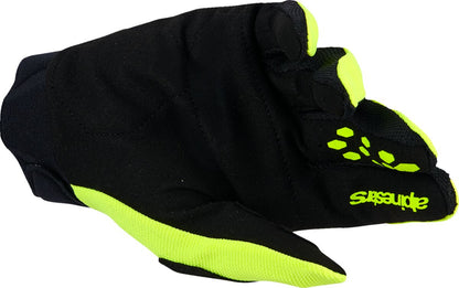 ALPINESTARS(MX) GLOVES MX YTH FBORE V2 YLW FLUO/BLK XS 3540226-551-XS