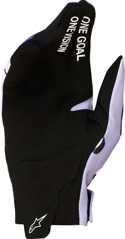 ALPINESTARS(MX) GLOVES YTH RADAR GRY/LIL/BLK X 3541824-9347-XS