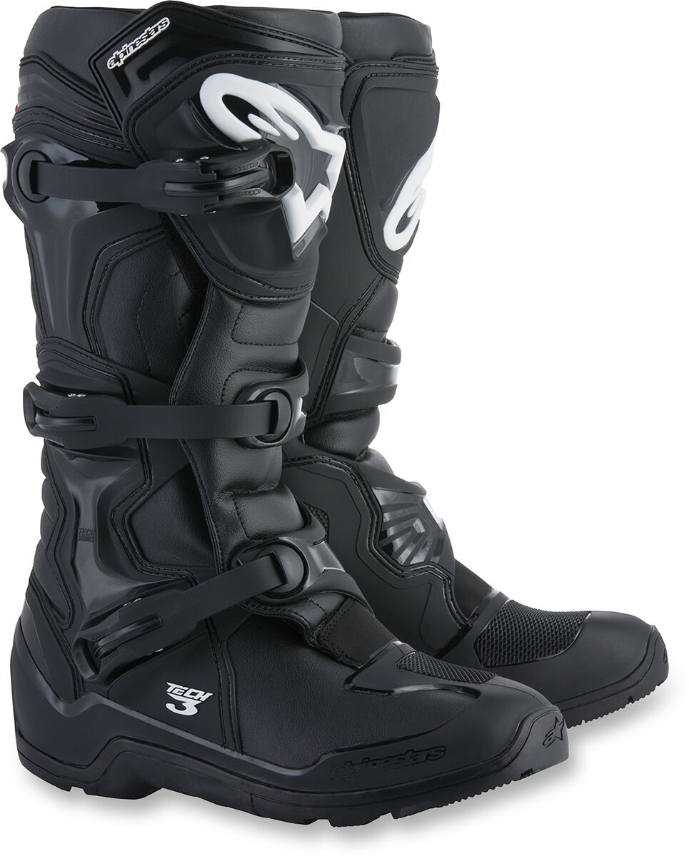ALPINESTARS(MX) TECH 3 ENDURO BOOTS BLACK 13 2013118-10-13
