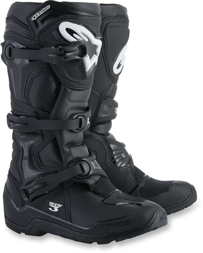 ALPINESTARS(MX) TECH 3 ENDURO BOOTS BLACK 13 2013118-10-13