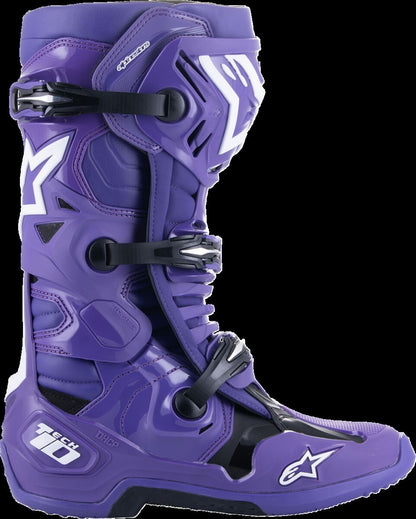 ALPINESTARS(MX) BOOT TECH 10 PURPL/BLK 13 2010020-394-13