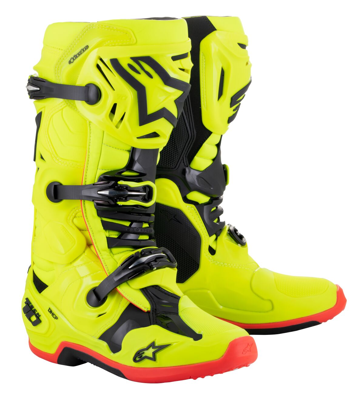 ALPINESTARS(MX) BOOT TECH 10 YLW/BK/RD 9 2010020-533-9