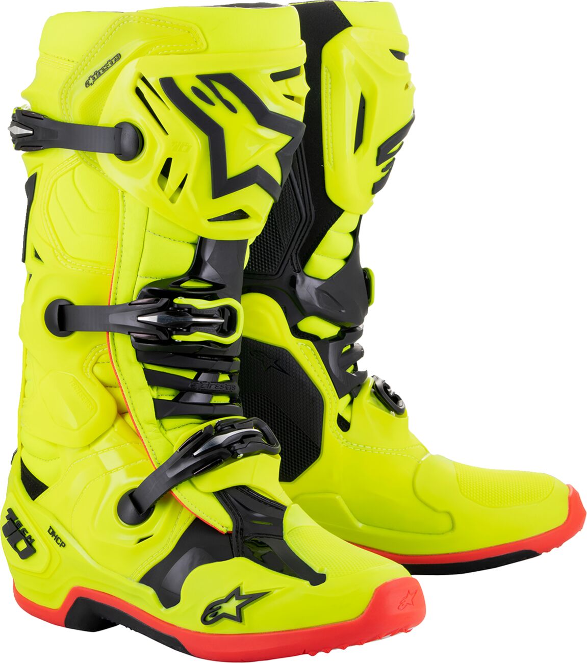 ALPINESTARS(MX) BOOT TECH 10 YLW/BK/RD 9 2010020-533-9