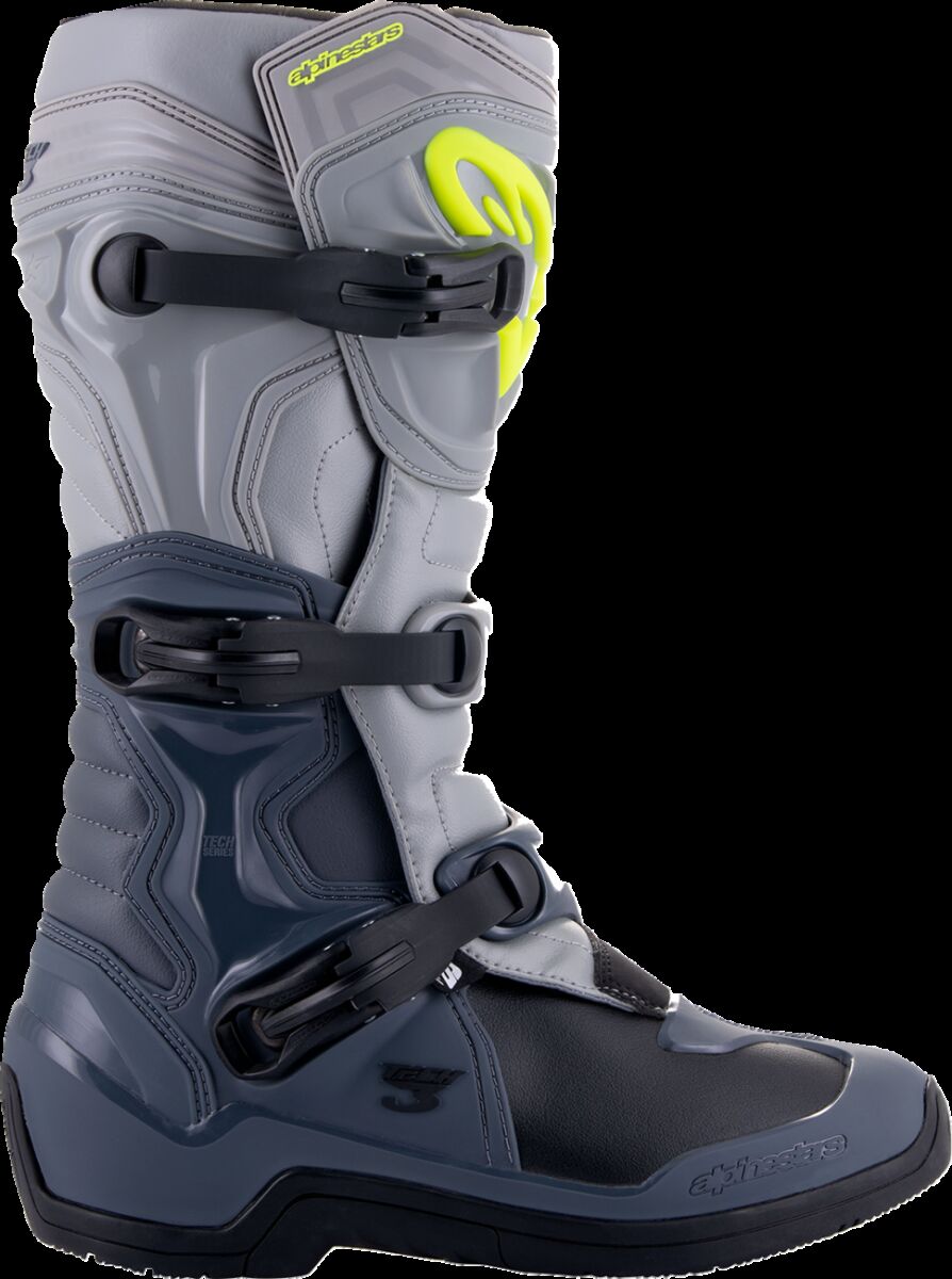 ALPINESTARS(MX) BOOT TECH3 GRAY/GRAY 8 2013018-9069-8