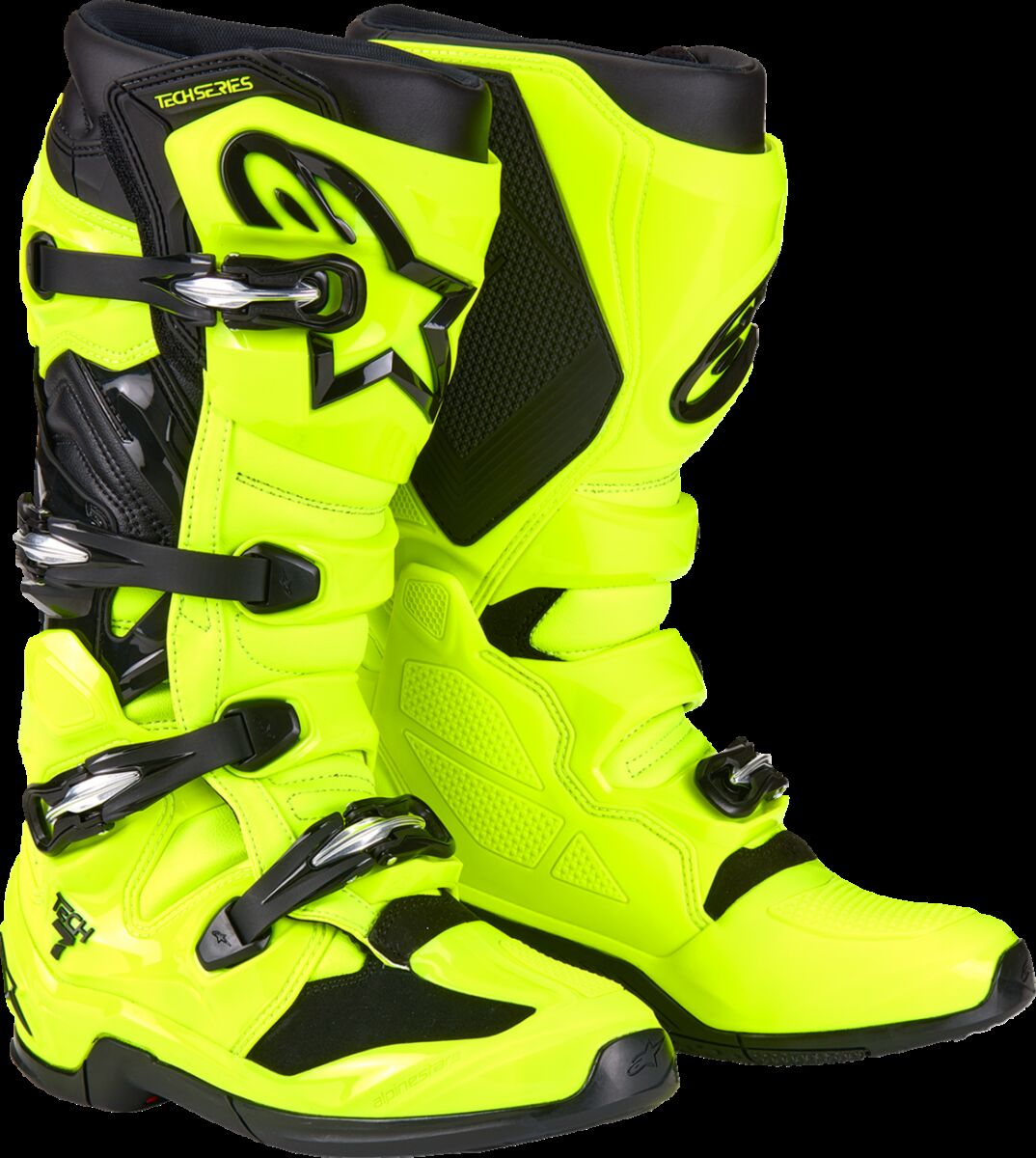 ALPINESTARS(MX) BOOT TECH 7 YELLOW FLUO BLACK 8 2012025-551-8