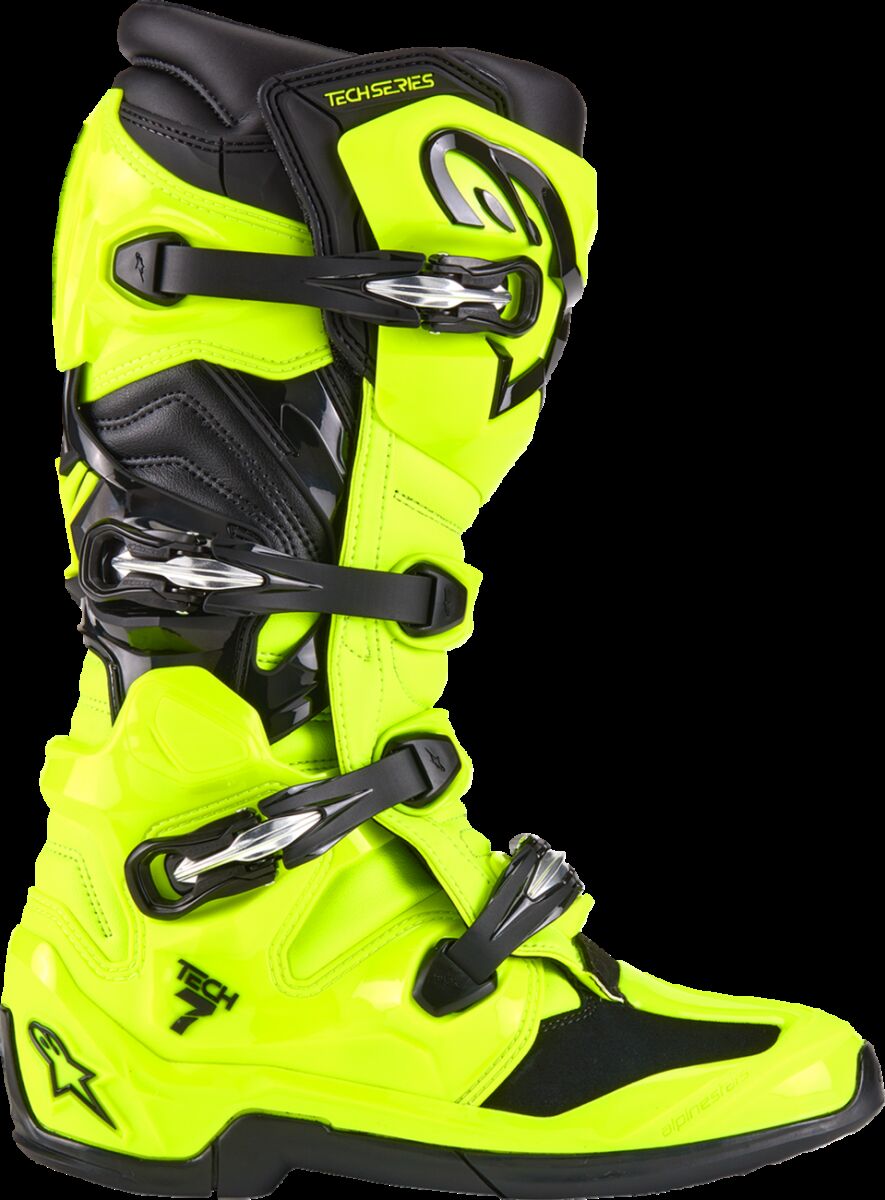 ALPINESTARS(MX) BOOT TECH 7 YELLOW FLUO BLACK 10 2012025-551-10