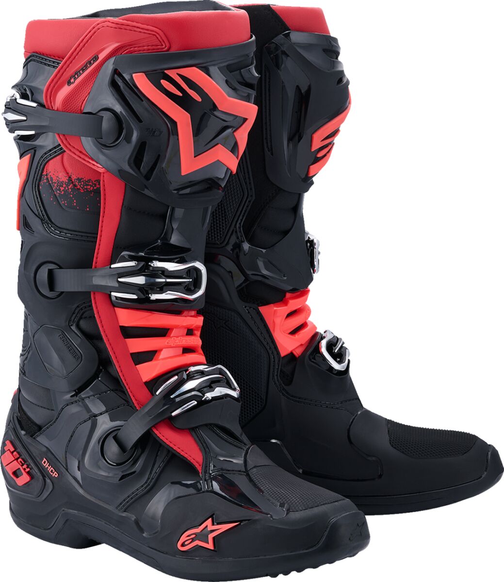 ALPINESTARS(MX) BOOT TECH 10 BLK/RD 13 2010020-13-13