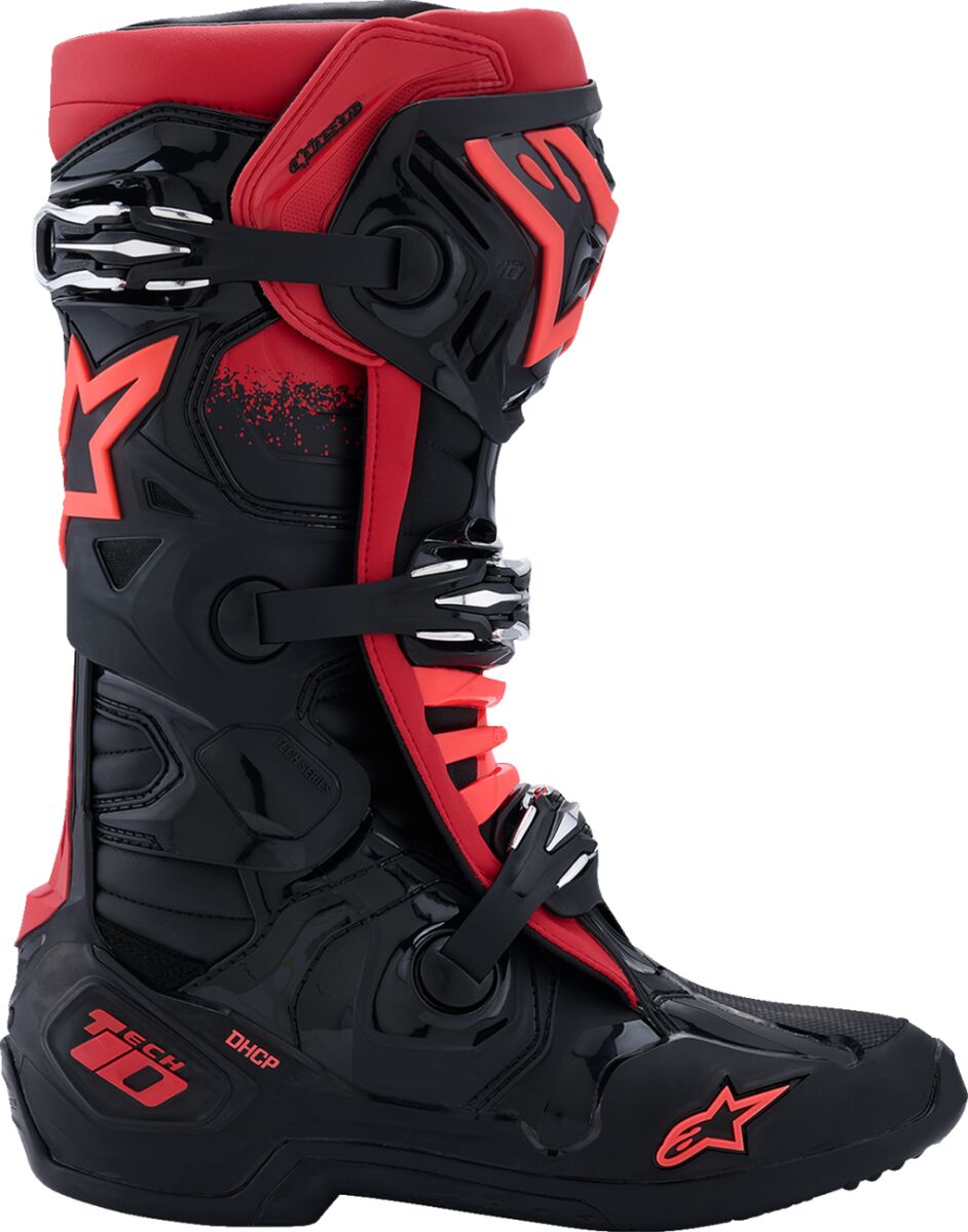 ALPINESTARS(MX) BOOT TECH 10 BLK/RD 13 2010020-13-13