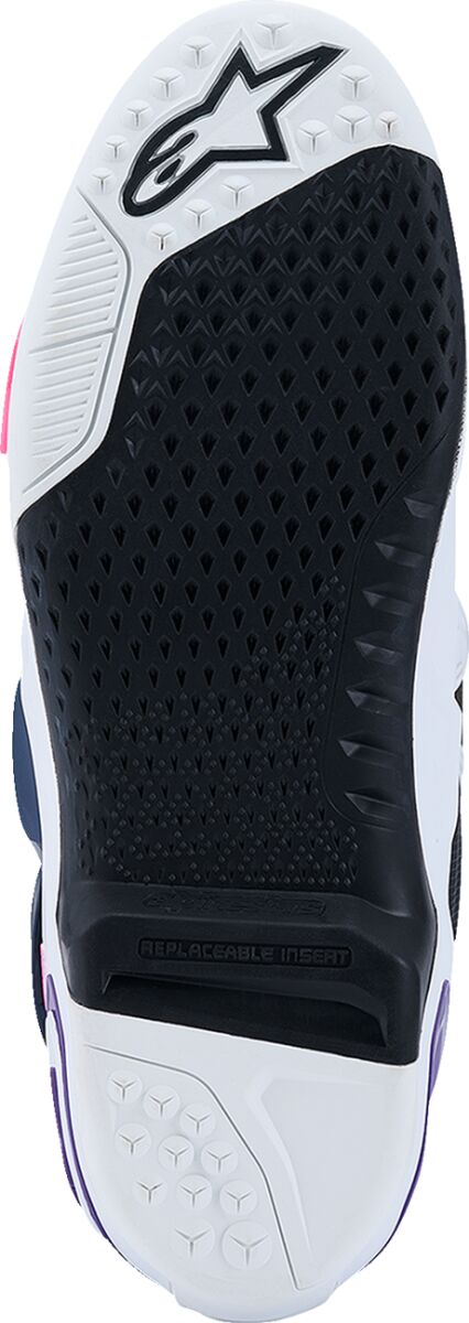 ALPINESTARS(MX) BOOT TECH 10 WHT/VLT/NVY/PNK FLUO 14 2010020-2780-14