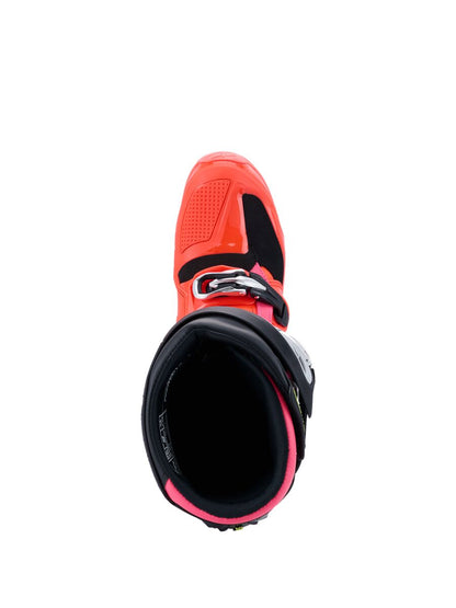 ALPINESTARS(MX) BOOT TECH 7 BLK/RD FLUO/PNK FLUO 6 2012025-1576-6