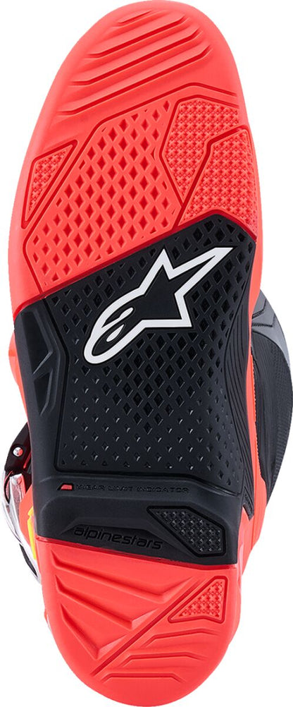 ALPINESTARS(MX) BOOT TECH 7 BLK/RD FLUO/PNK FLUO 7 2012025-1576-7