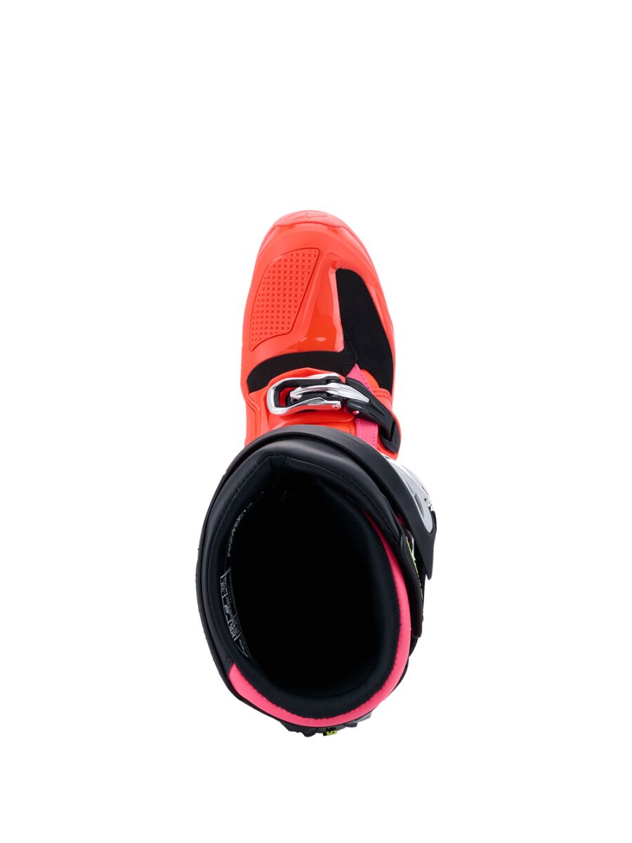 ALPINESTARS(MX) BOOT TECH 7 BLK/RD FLUO/PNK FLUO 16 2012025-1576-16