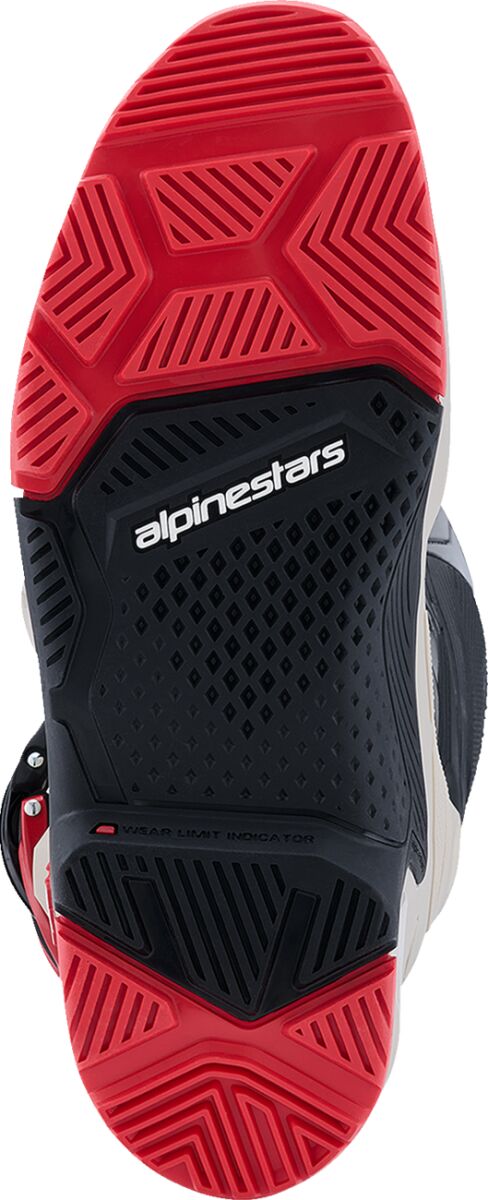 ALPINESTARS(MX) BOOT TECH 7 ENDURO BLK/LT GRAY/BRT RD 7 2010426-1903-7
