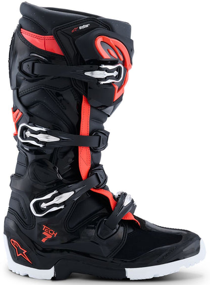 ALPINESTARS(MX) BOOT T7 END DS BLACK/RED/WH 8 2010526-1321-8
