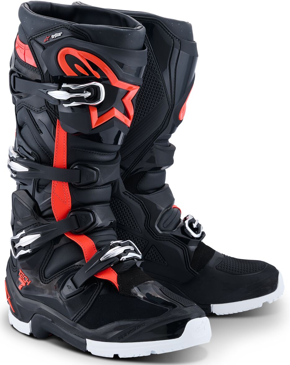 ALPINESTARS(MX) BOOT T7 END DS BLACK/RED/WH 10 2010526-1321-10