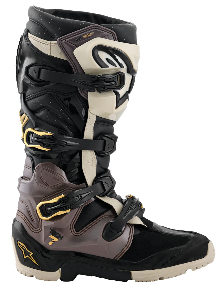 ALPINESTARS(MX) BOOT T7 END DS BLACK/GY/GOLD 14 2010526-1558-14