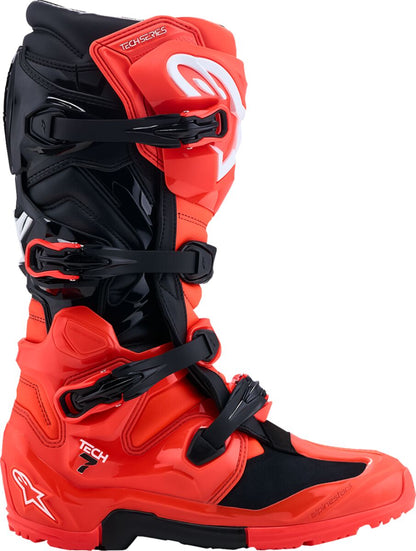 ALPINESTARS(MX) BOOT TECH 7 ENDURO RED FLUO BL 2010426-314-14