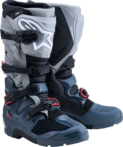 ALPINESTARS(MX) BOOT T7 END DS DK GRY/RED 5 2010526-9339-5