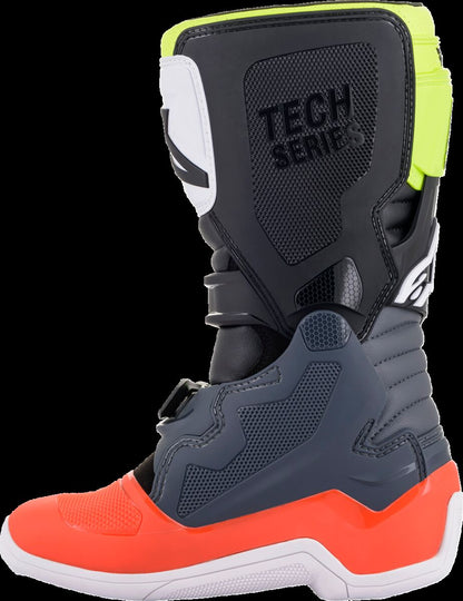 ALPINESTARS(MX) BOOT TECH 7S GY/RD/YL 4 2015017-9058-4