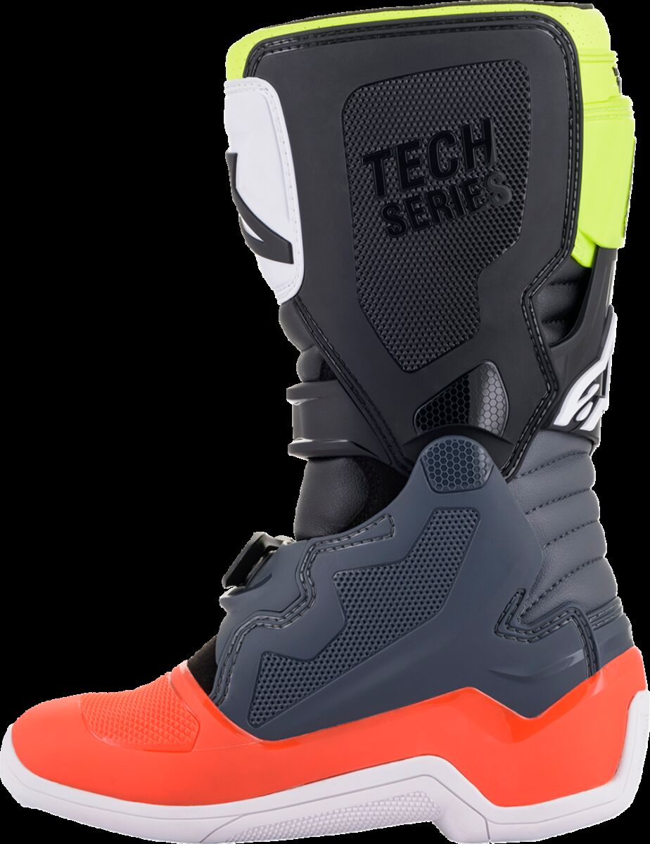 ALPINESTARS(MX) BOOT TECH 7S GY/RD/YL 7 2015017-9058-7