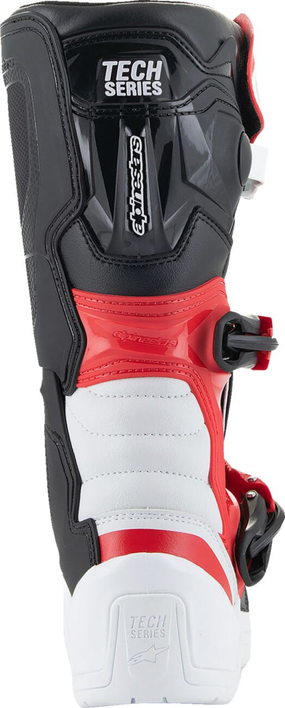 ALPINESTARS(MX) BOOT TECH3S YTH WT/BK/R 5 2014024-2030-5