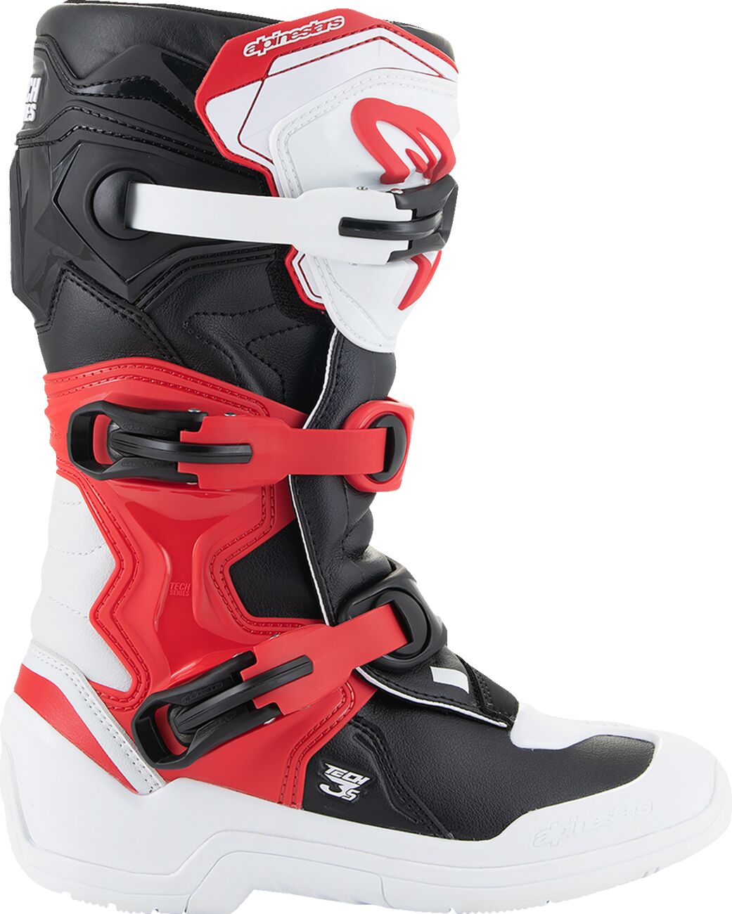 ALPINESTARS(MX) BOOT TECH3S YTH WT/BK/R 5 2014024-2030-5