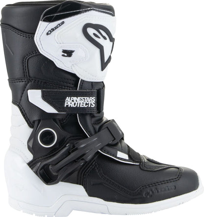 ALPINESTARS(MX) BOOT T3S KIDS WHT/BLK 1 2014524-21-1