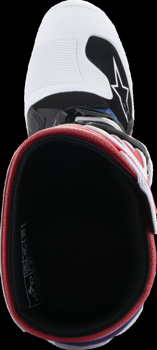 ALPINESTARS(MX) BOOT TECH7S W/B/RAINBOW 7 2015017-289-7