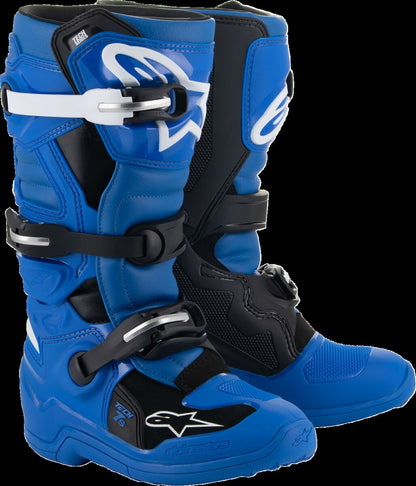ALPINESTARS(MX) BOOT TECH 7S BLUE/BLACK/WHITE 4 2015017-712-4