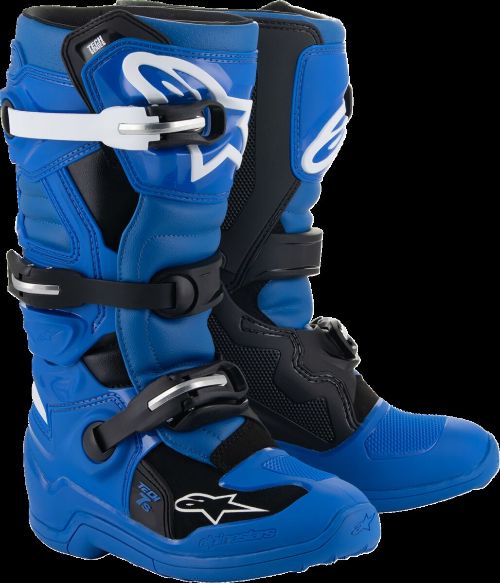 ALPINESTARS(MX) BOOT TECH 7S BLUE/BLACK/WHITE 5 2015017-712-5