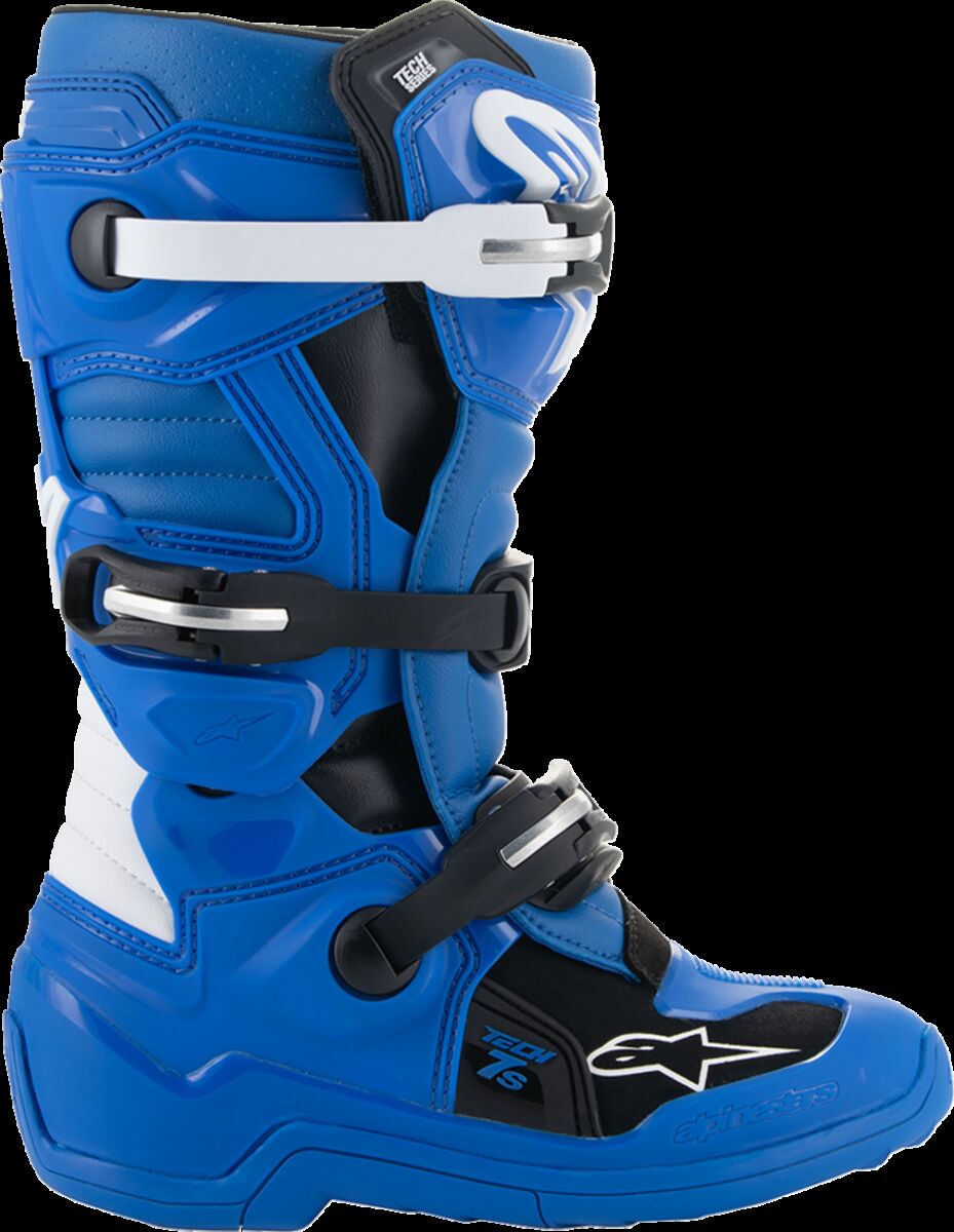 ALPINESTARS(MX) BOOT TECH 7S BLUE/BLACK/WHITE 5 2015017-712-5