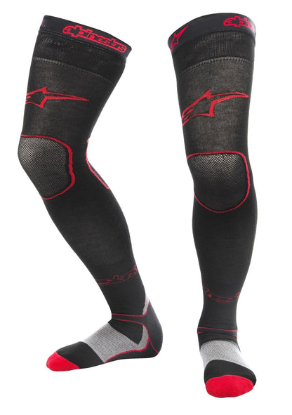 ALPINESTARS(MX) LONG MX SOCKS BLACK/RED S/M 4705015-13-SM