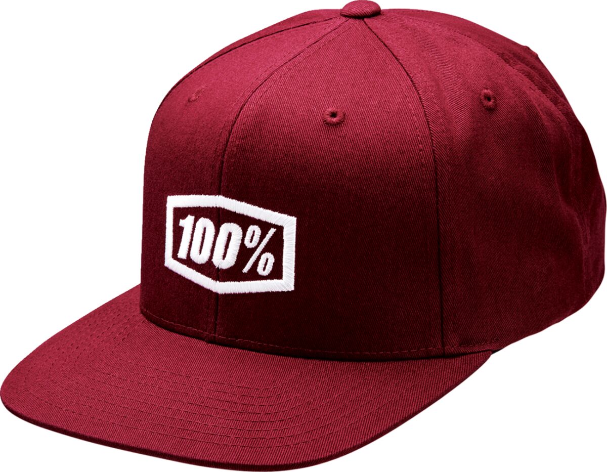 100% HAT ICON SNPBCK BRGNDY OS 20044-00001