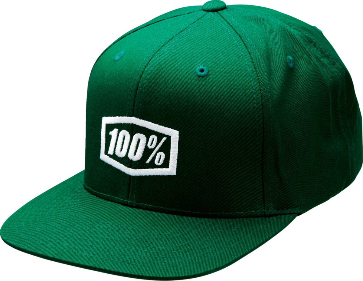 100% HAT ICON SNPBCK GN OS 20044-00002