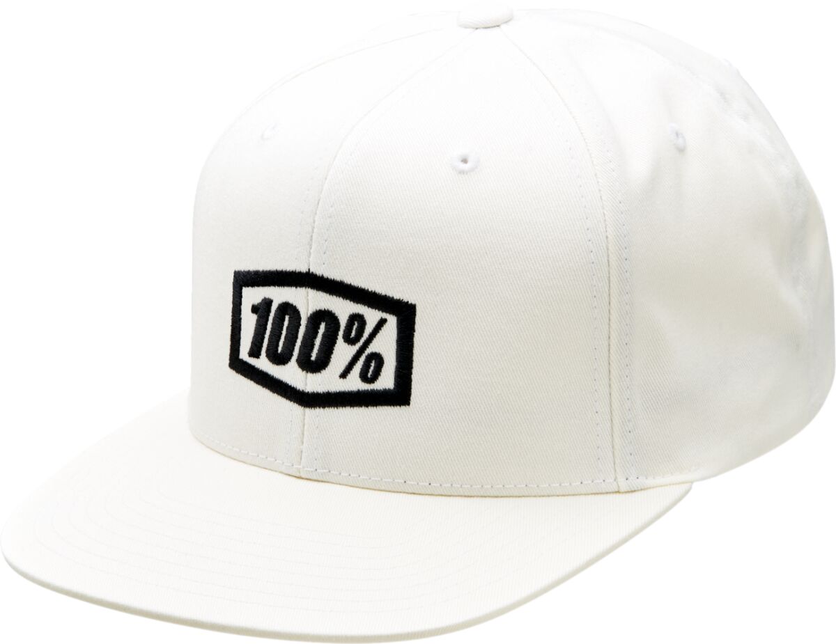 100% HAT ICON SNPBCK WH OS 20044-00007