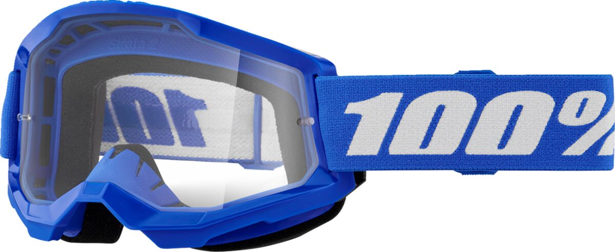 100% GOGGLE STRATA 2 BLUE CLR 50027-00014