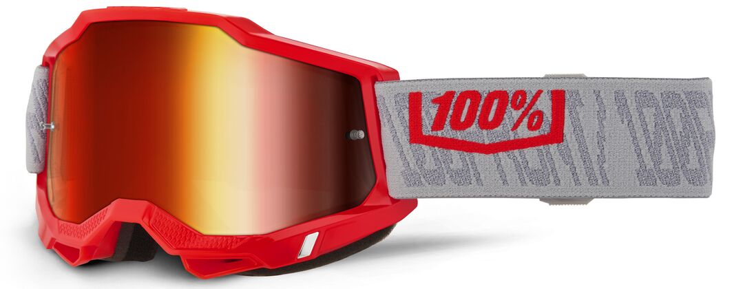100% GOGGLE ACCURI 2 GATORBAK - RED 50014-10063