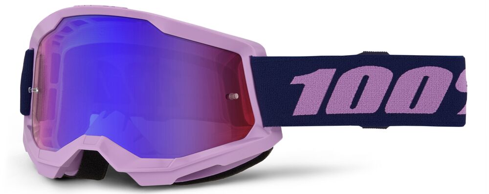 100% GOGGLE STRATA 2 PURPLE - RED/B 50028-10025
